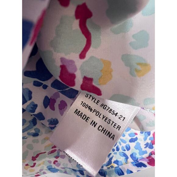 Jodifl NWT Size SM Top Short Sleeve Lightweight Multi Color Print - Picture 4 of 6